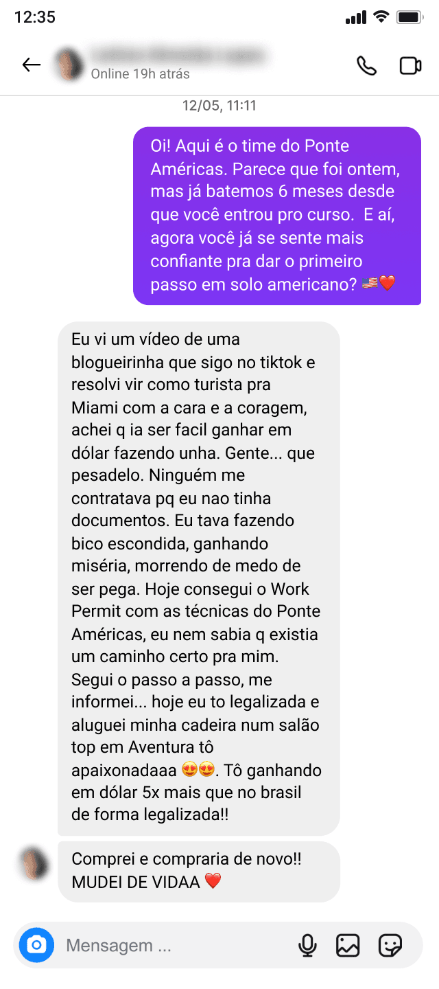 Depoimento de cliente satisfeito 3
